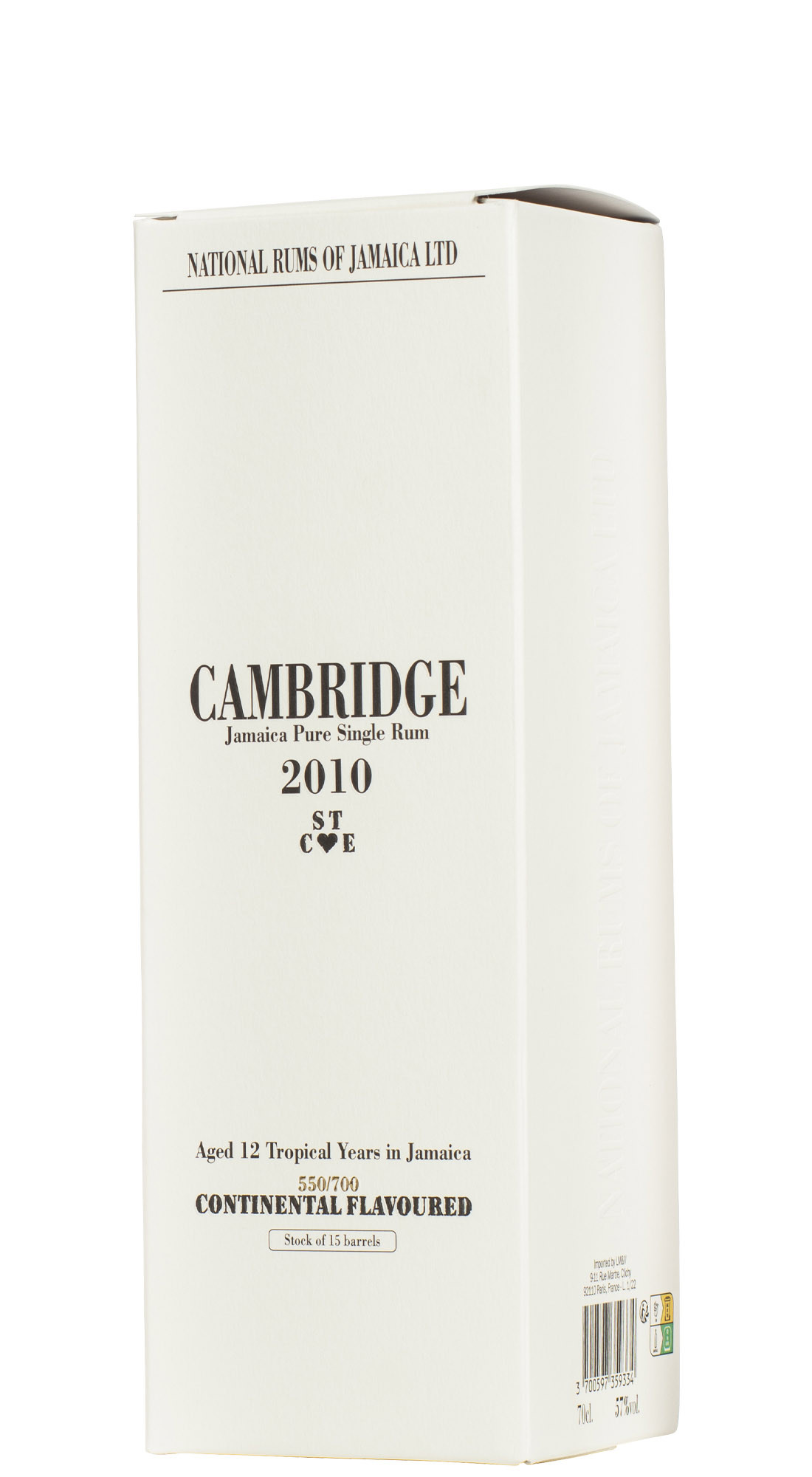 Long Pond Cambridge 12 Y.O. STC&hearts;E 2010 Small Batch