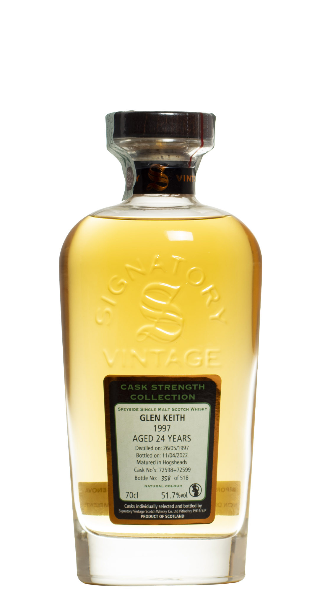 Signatory Glen Keith 1997 24 Y.O.