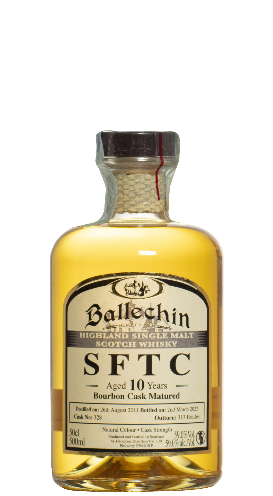 Ballechin 10 Y.O. 2011 SFTC Bourbon Matured