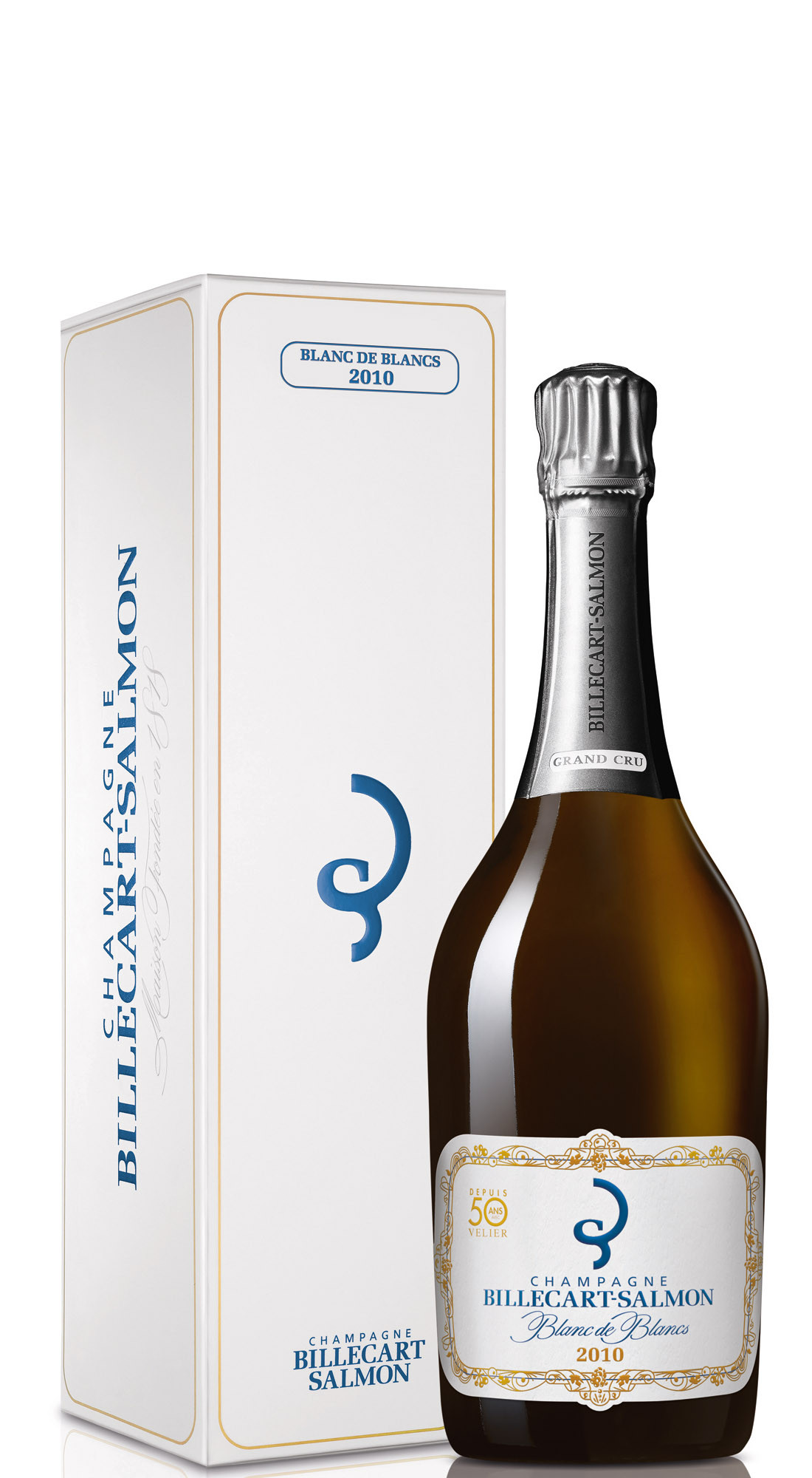 Billecart-Salmon Blanc De Blancs 2010 - 50 Ans Velier con Astuccio