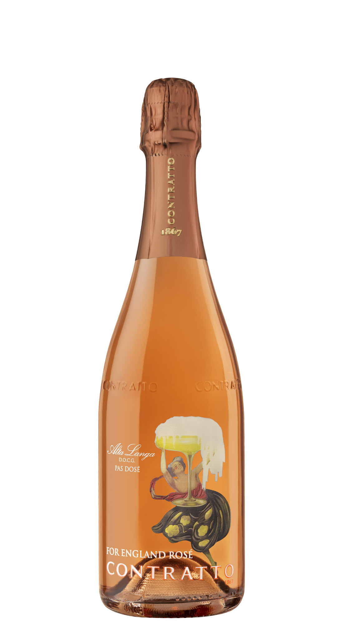 Contratto Alta Langa DOCG For England Rosé Pas Dosé 2018