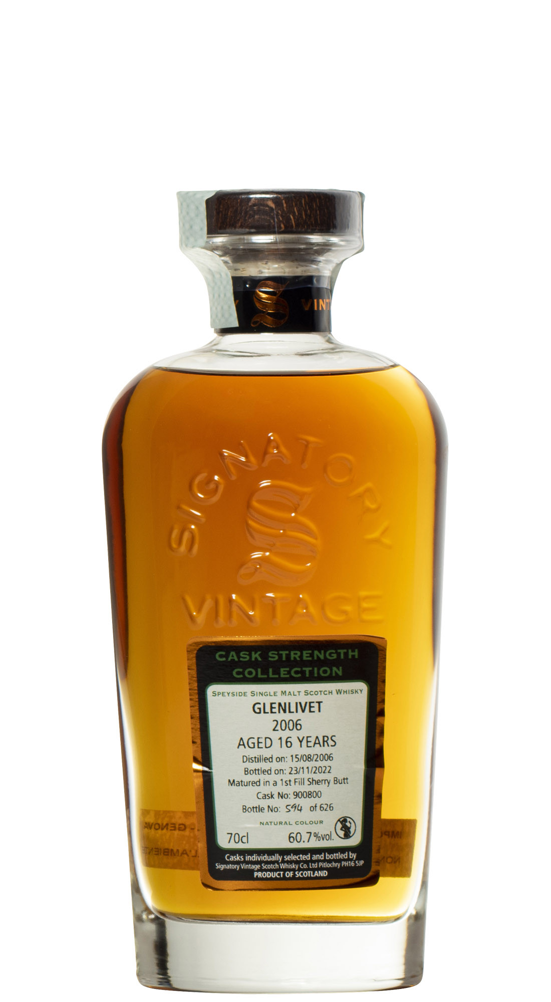 Signatory Glenlivet 2006 16 Y.O.