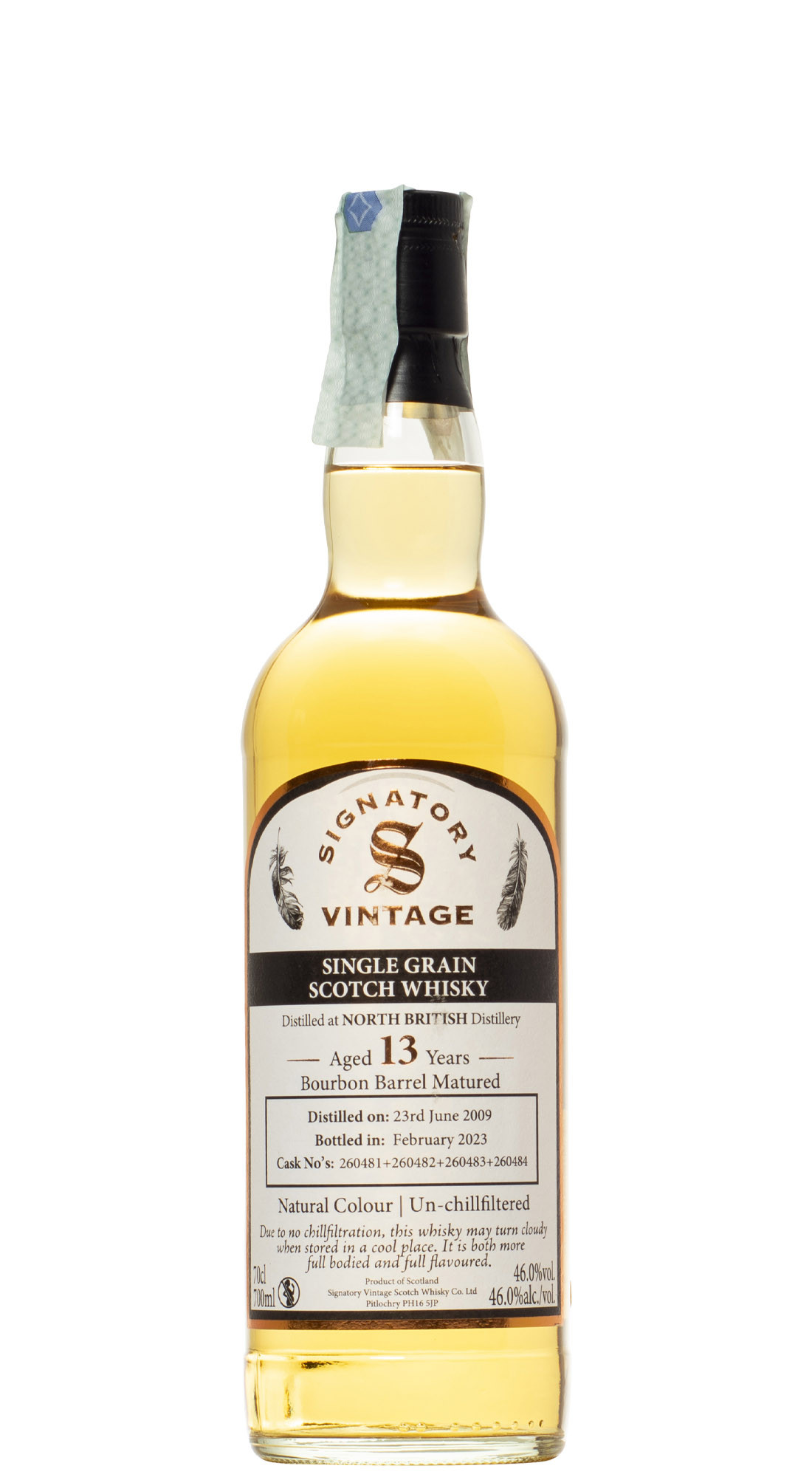 Signatory North British 2009 14 Y.O. Single Grain