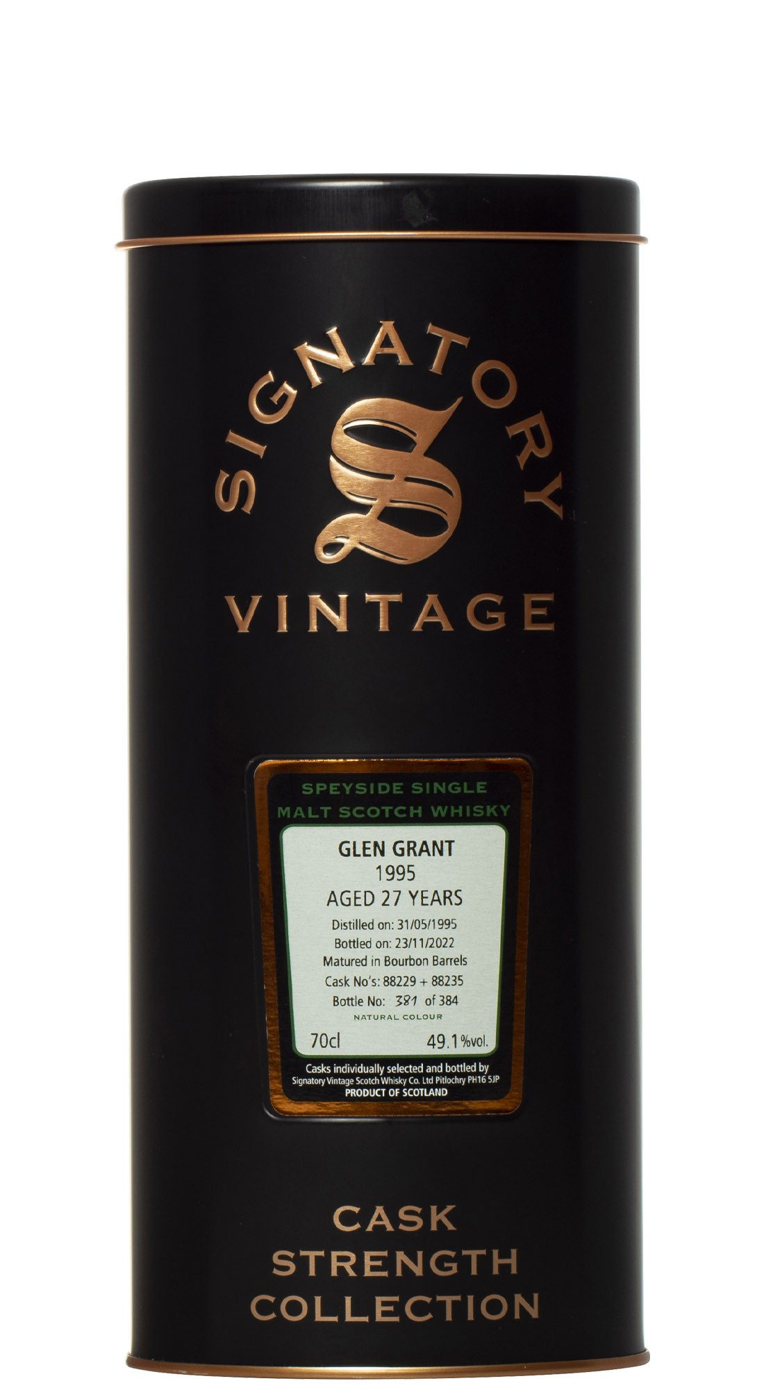 Signatory Glen Grant 1995 27 Y.O.