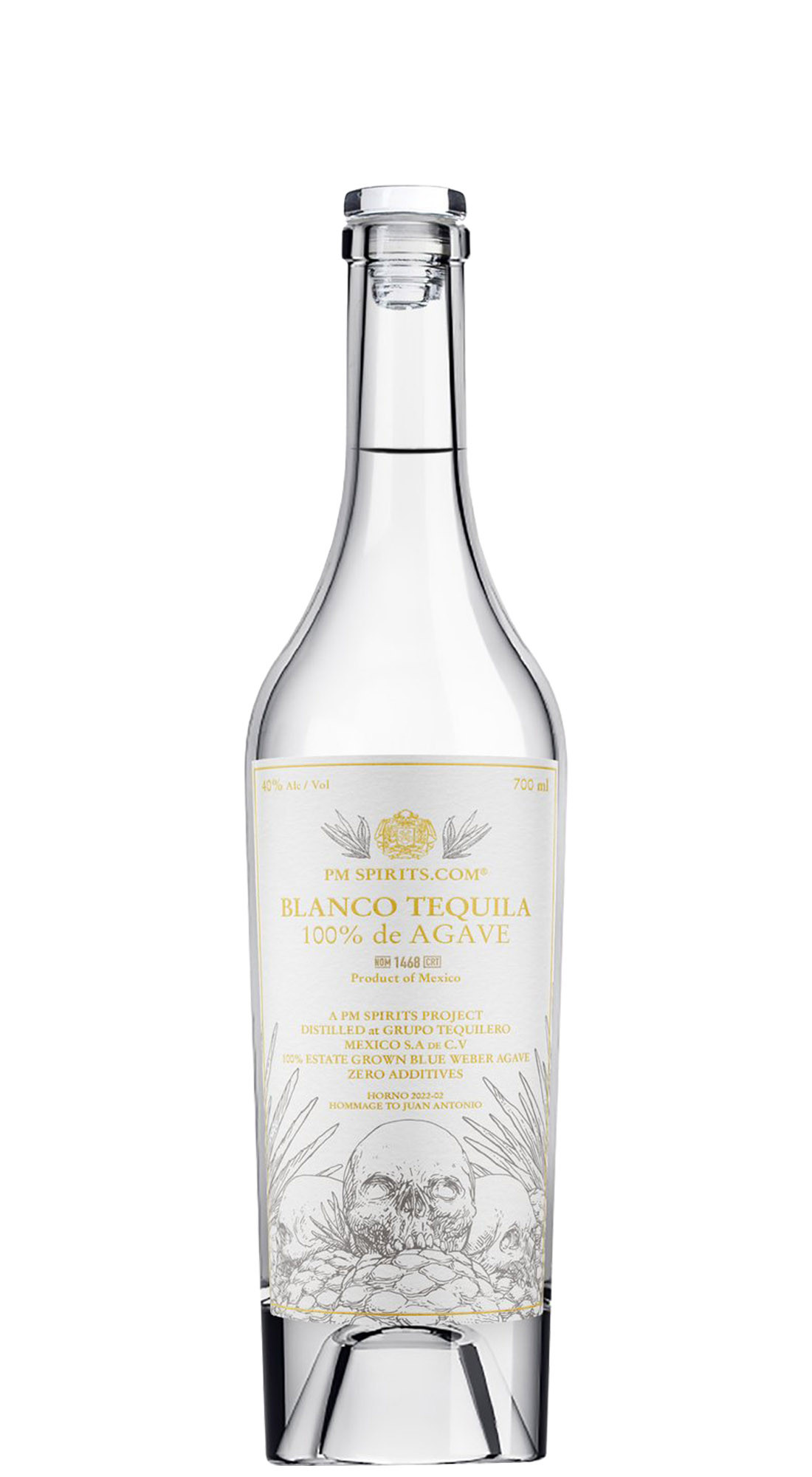 PM Spirits Blanco 40&deg;