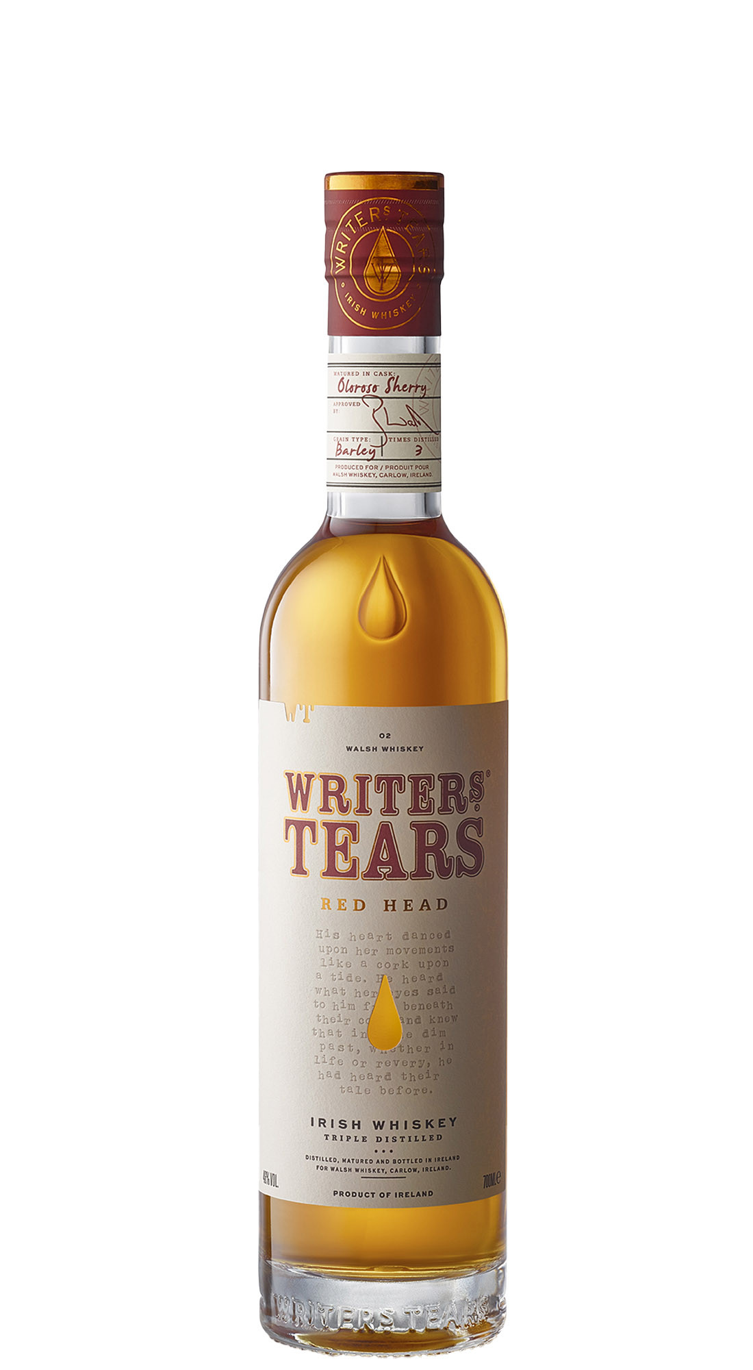 Writer's Tears Red Head