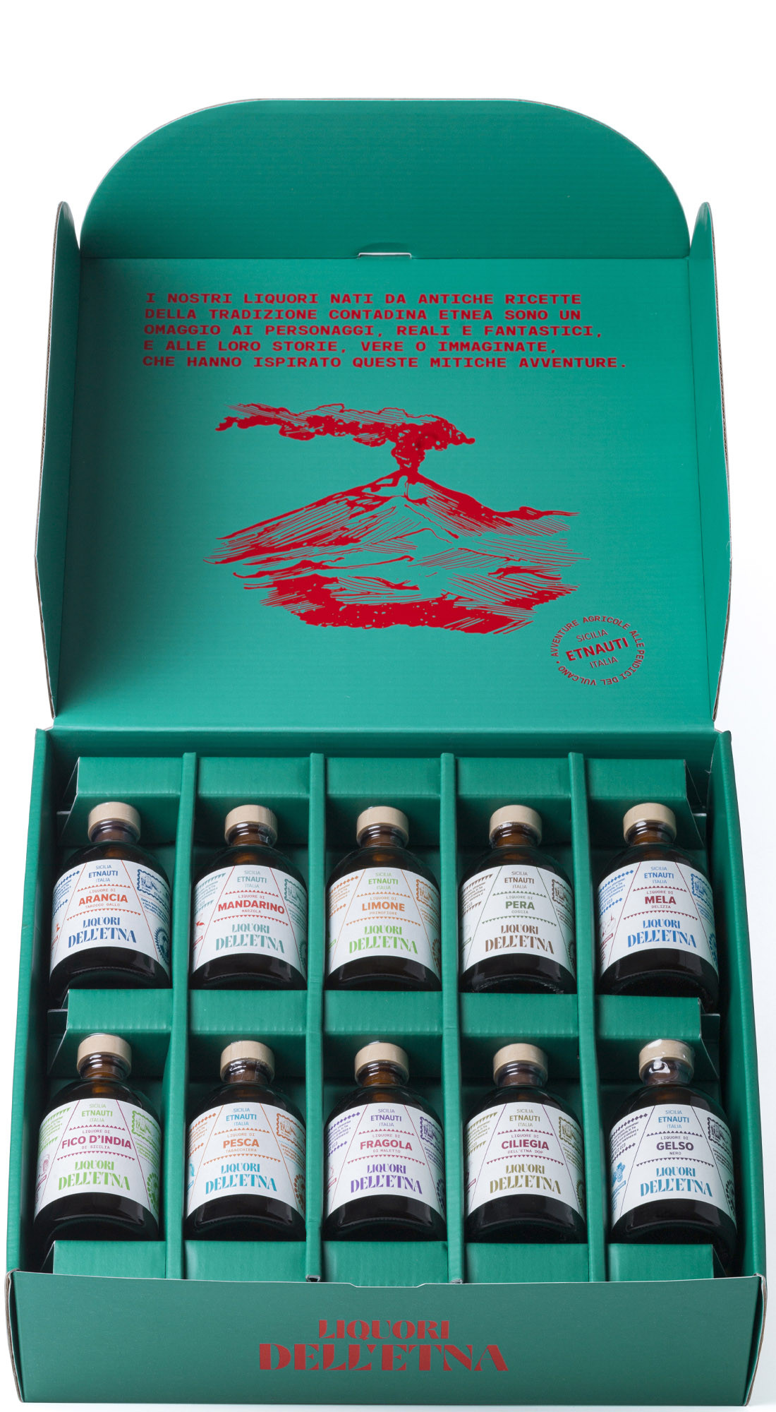 Liquori Dell'etna Special Pack Assortimento 10 Mignon