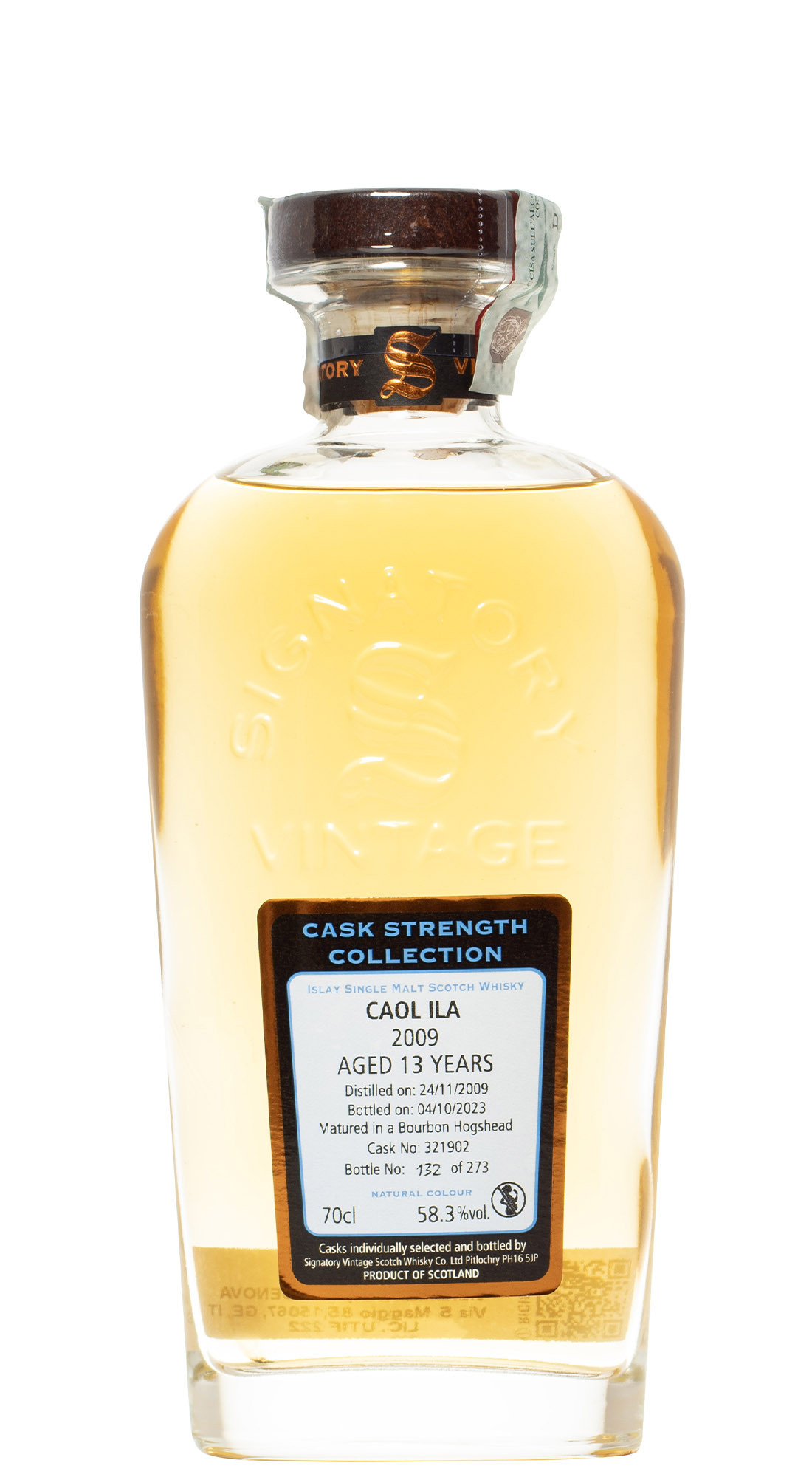 Signatory Caol Ila 2009 14 Y.O. Cask Strength