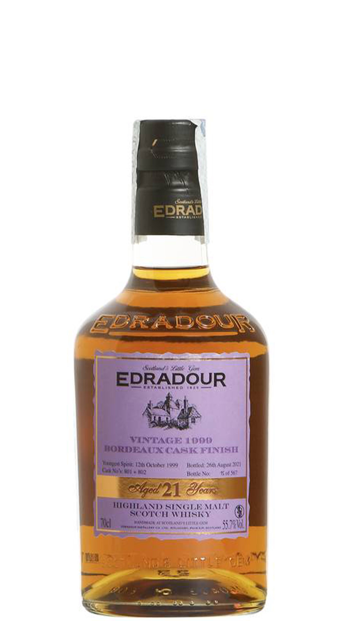 Edradour 21 Y.O. 1999 Bordeaux Finish