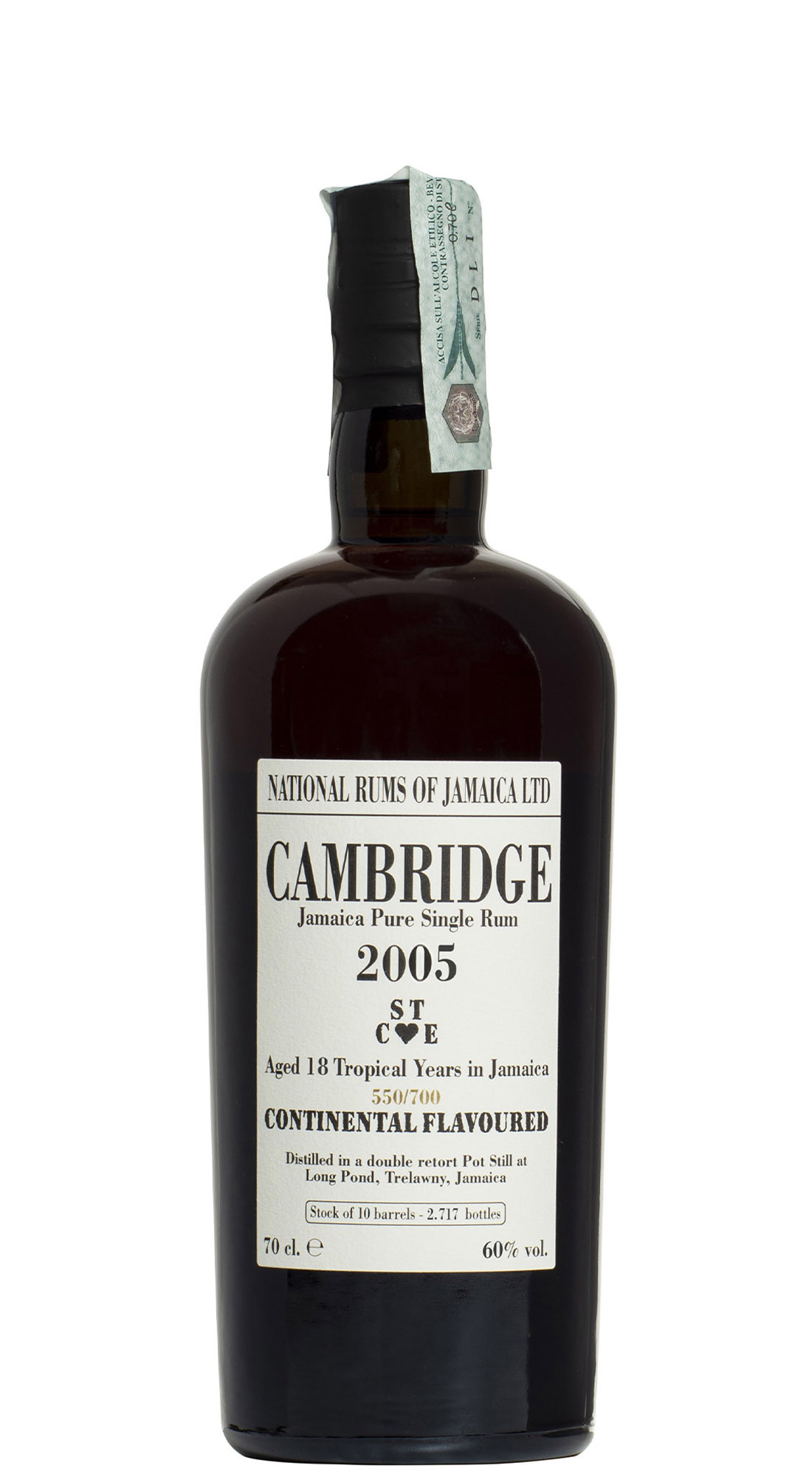 Long Pond Cambridge 18 Y.O. STC♥E 2005 Small Batch