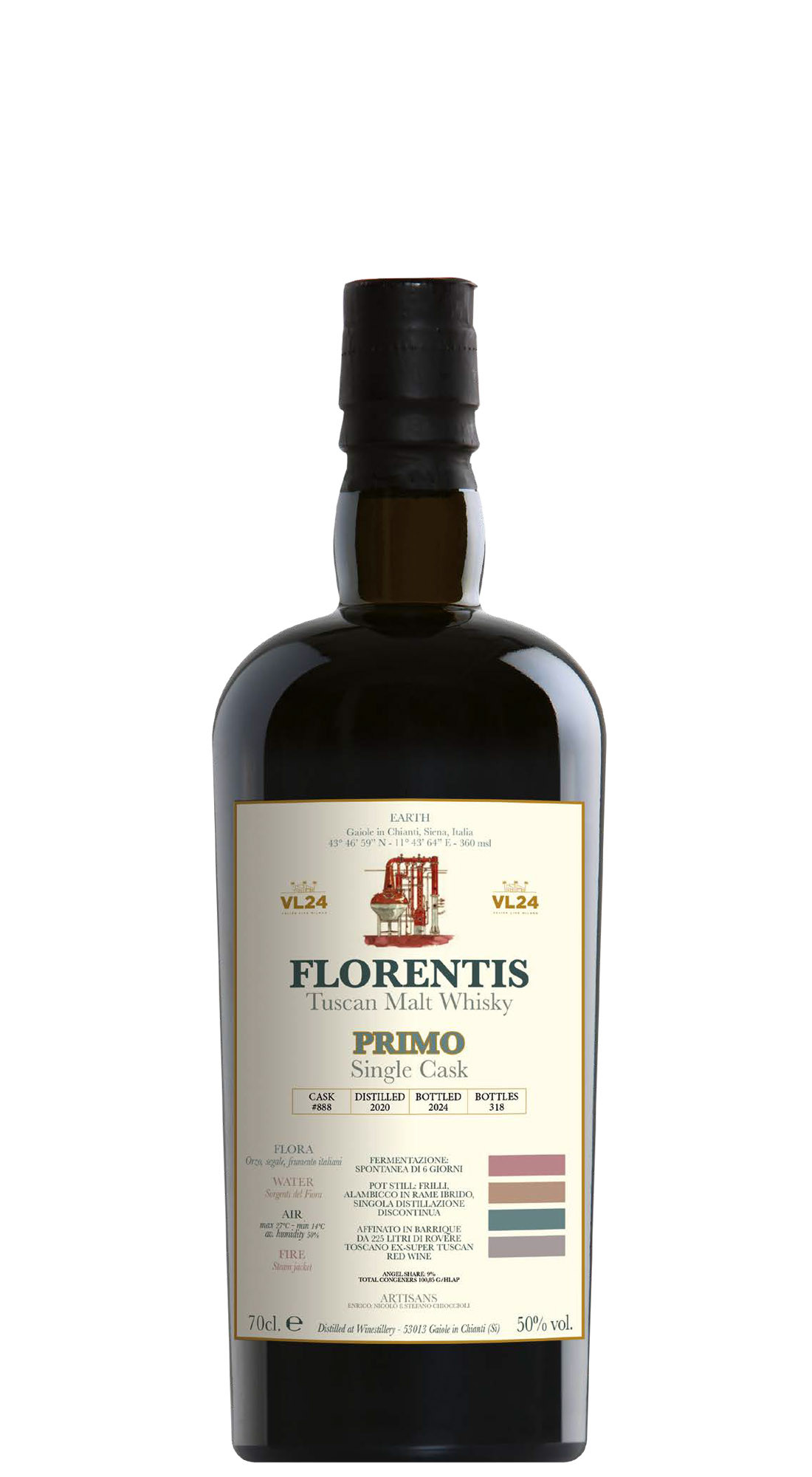 Florentis Tuscan Malt Whisky Single Cask VL 2024