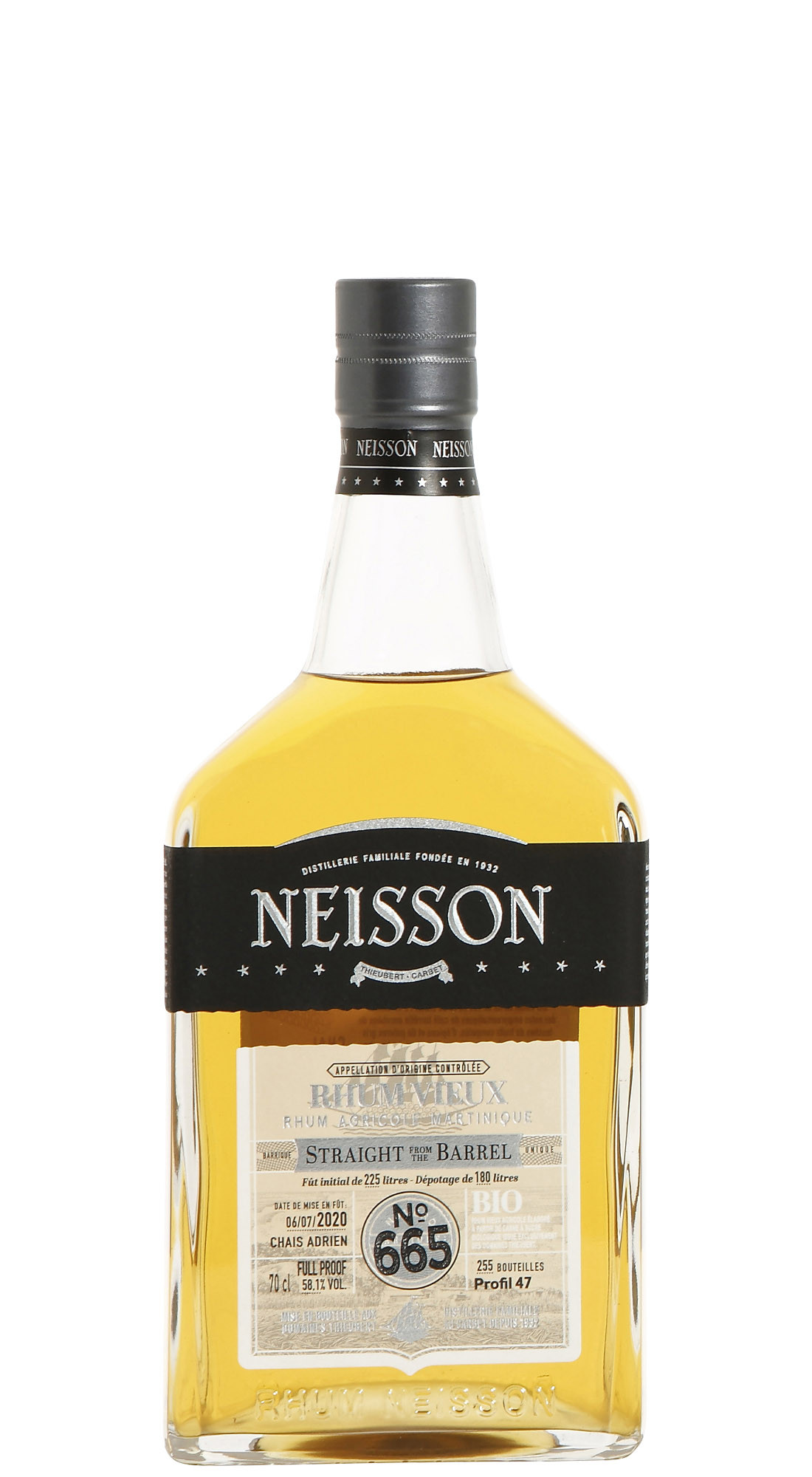 Neisson Rhum Vieux SFTB No. 665 Profil 47 Bio
