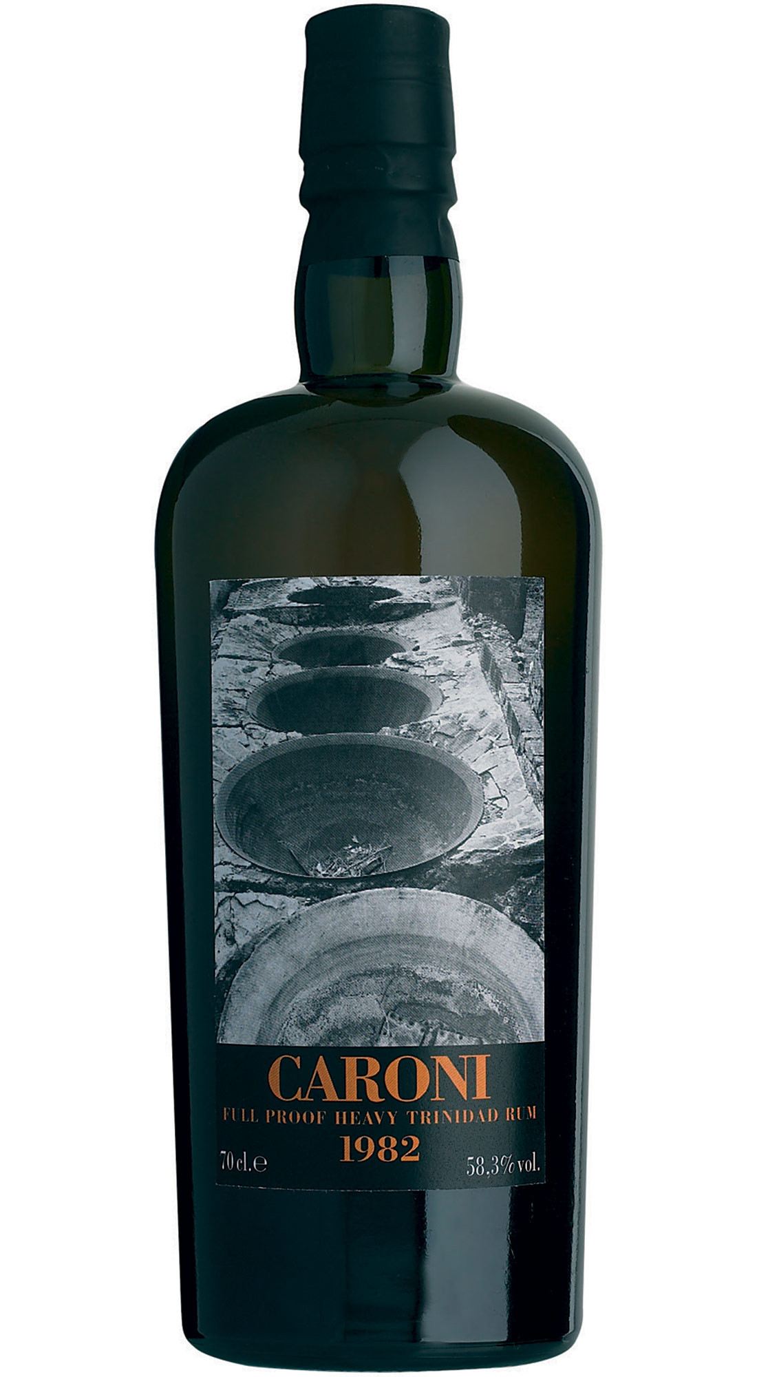 VELIER CARONI 1982 HEAVY TRINIDAD RUM FULL PROOF 24 Y.O.