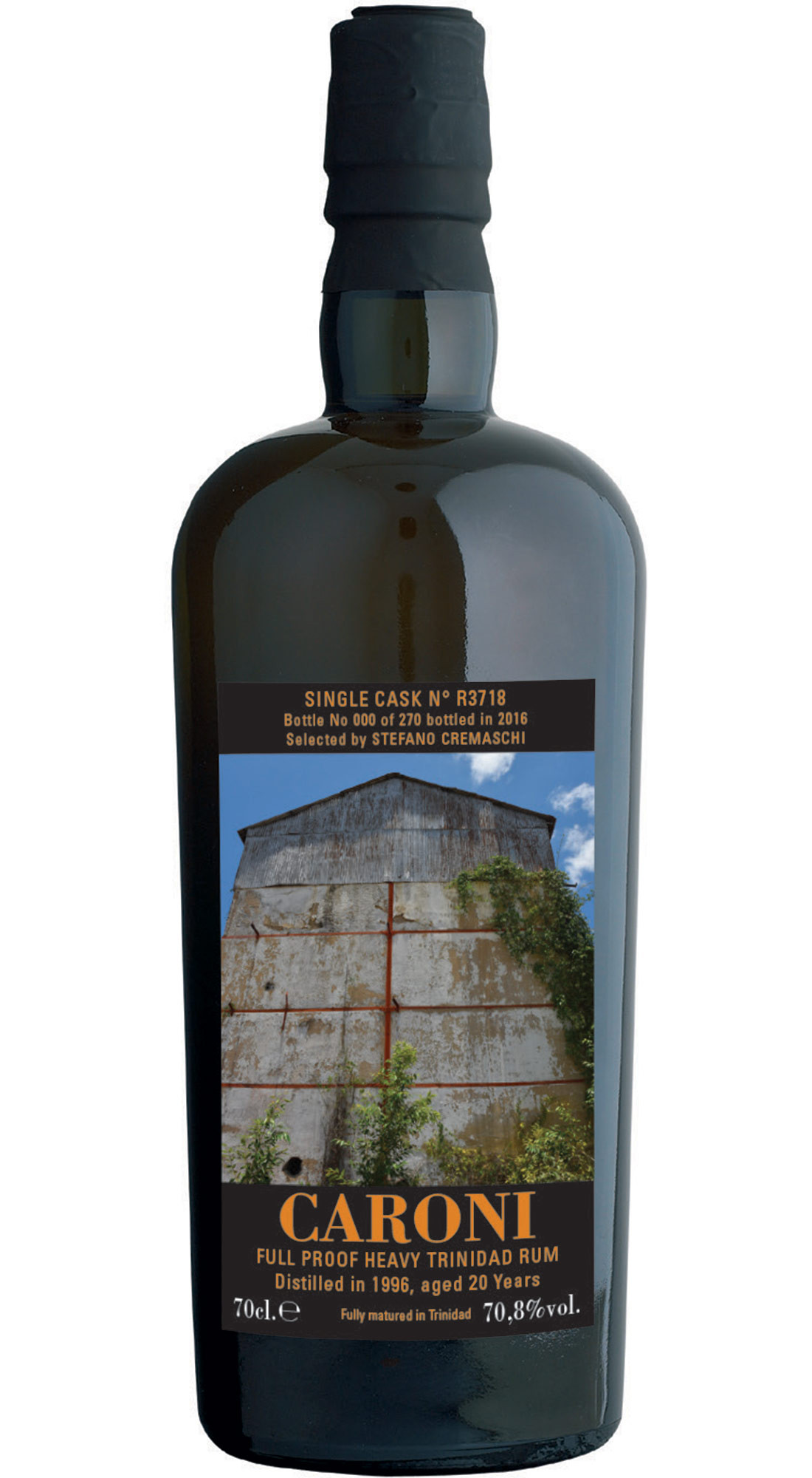 VELIER CARONI 1996 SC HEAVY TRINADUD RUM BY STEFANO CREMASCHI 20 Y.O.