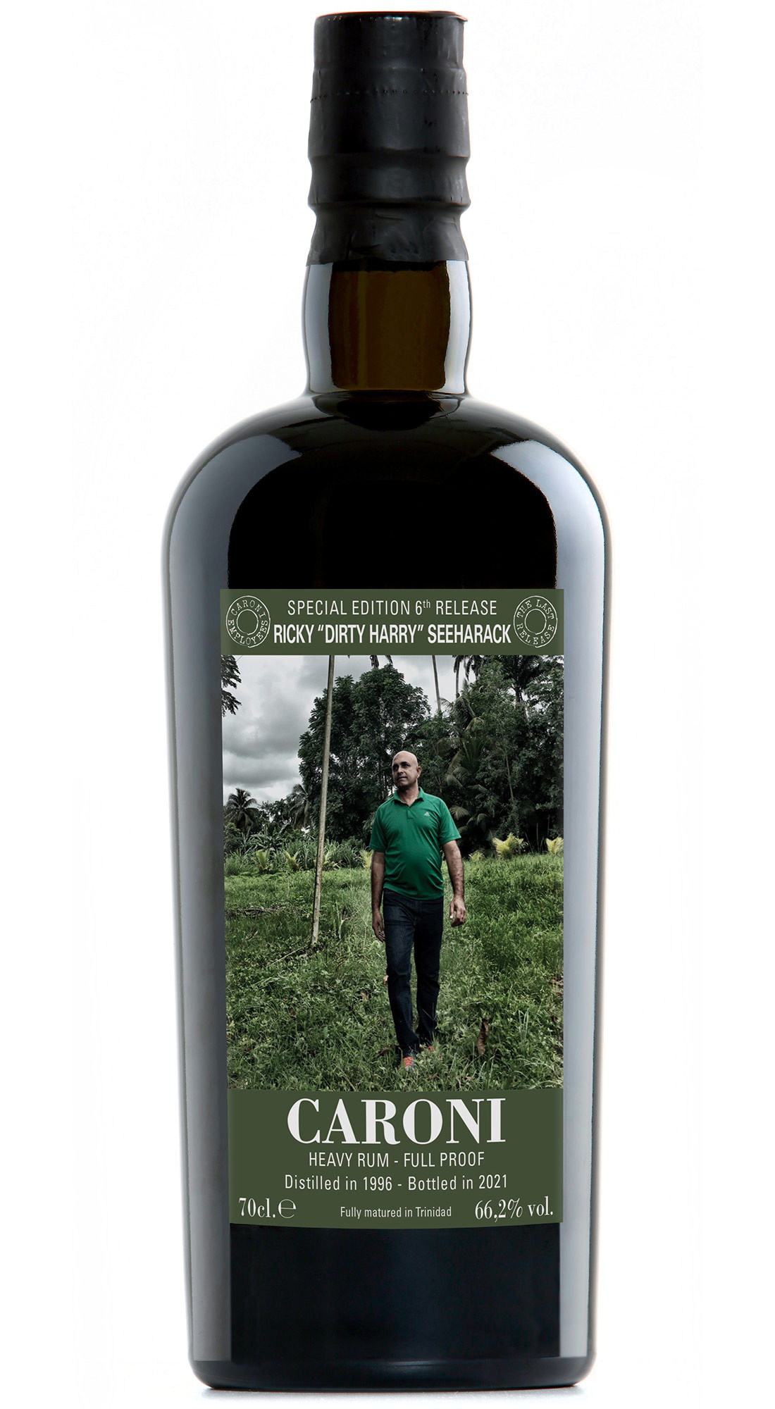 VELIER CARONI 1996 HEAVY FULL PROOF EMPLOYEES 6th RELEASE RICKY &ldquo;DIRTY HARRY&rdquo; SEEHARACK  23 Y.O.