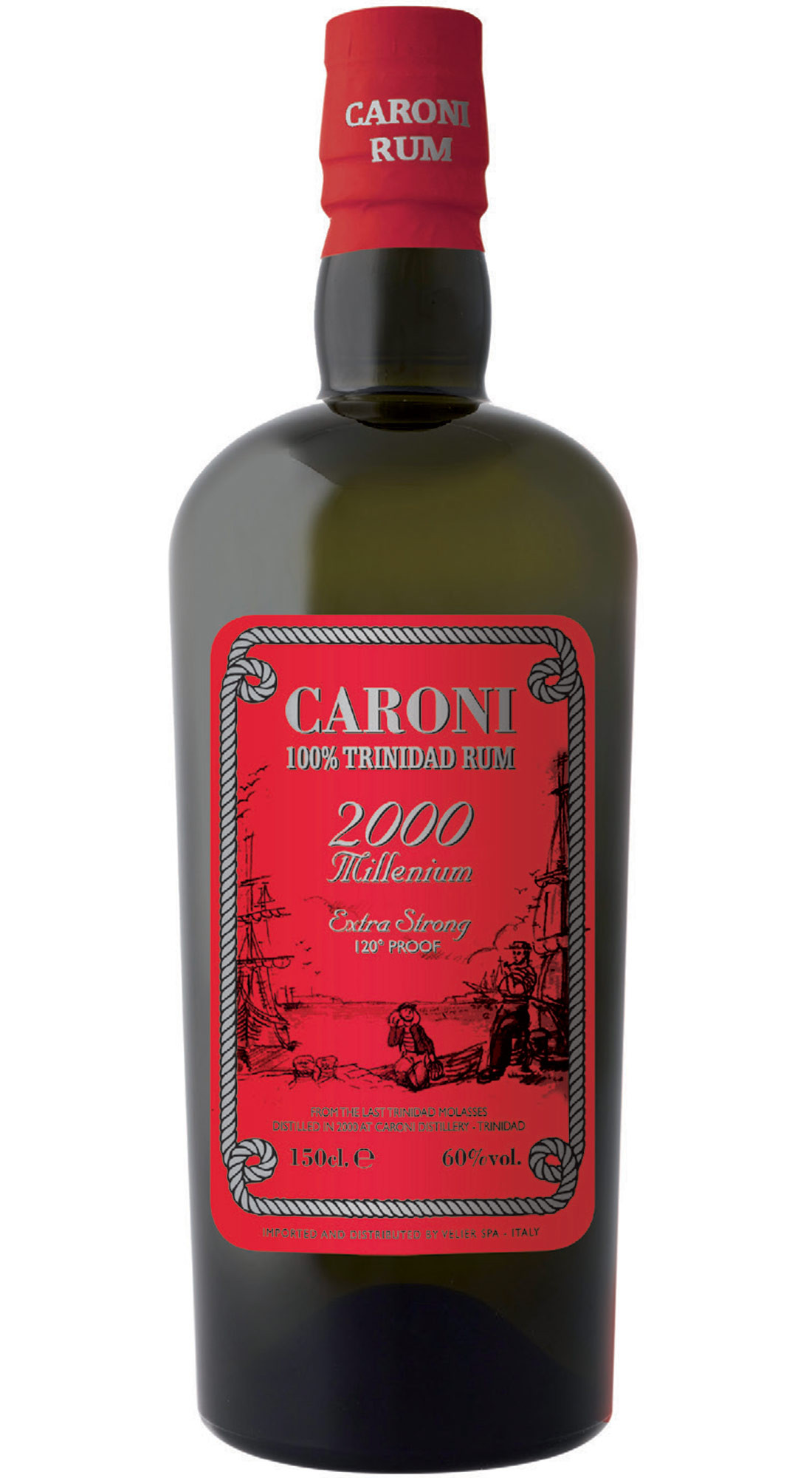 VELIER CARONI 2000 HEAVY MILLENNIUM EXTRA STRONG TRINIDAD 12 Y.O. MAGNUM
