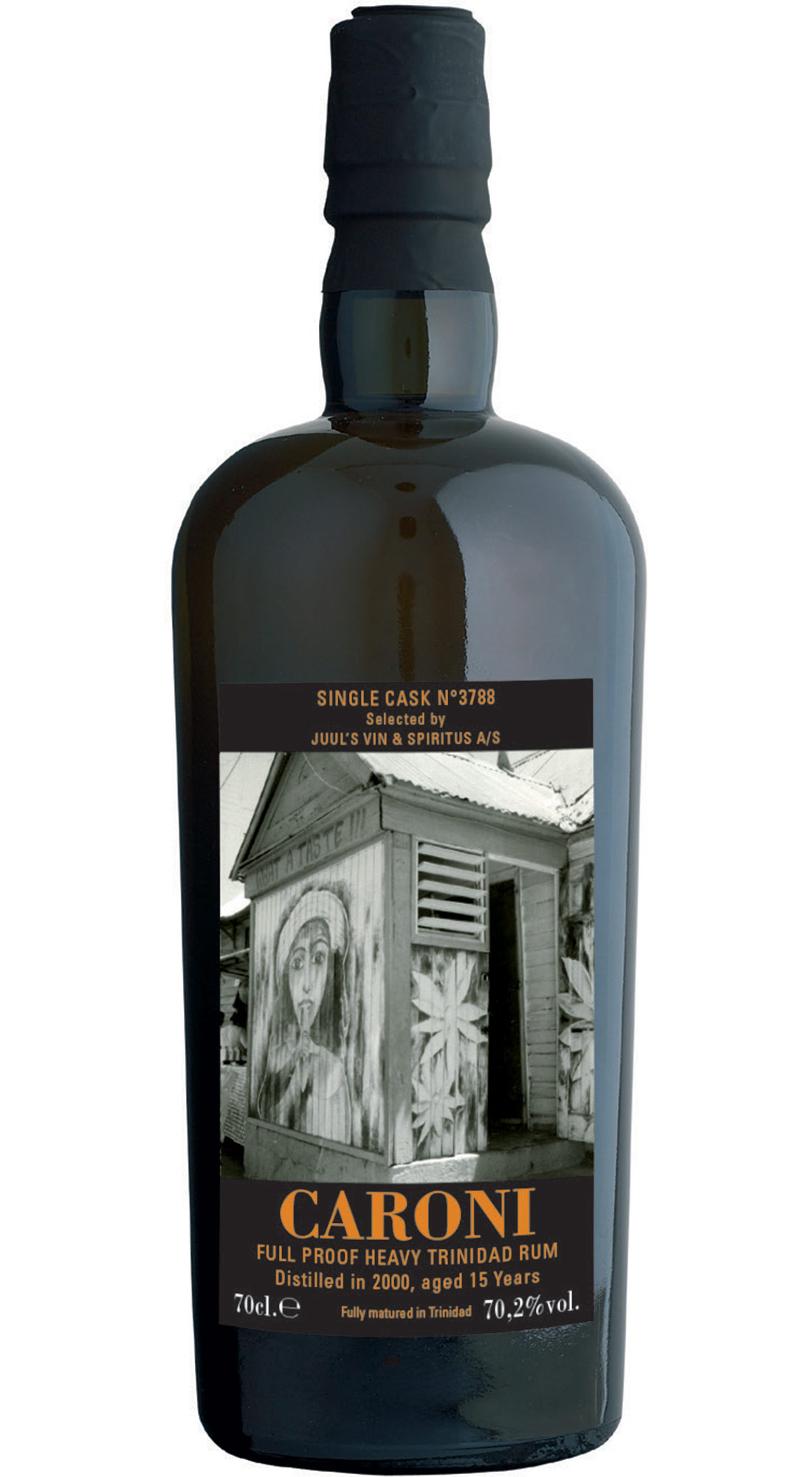 VELIER CARONI 2000 SC HEAVY FULL PROOF TRINIDAD RUM 15 Y.O. (SELECTION JUUL'S)