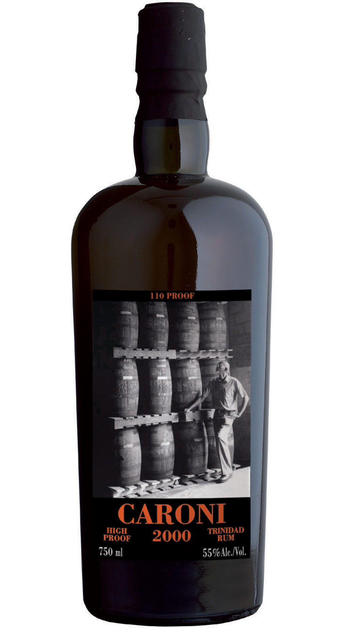 VELIER CARONI 2000 HEAVY FULL PROOF TRINIDAD RUM 17 Y.O. USA