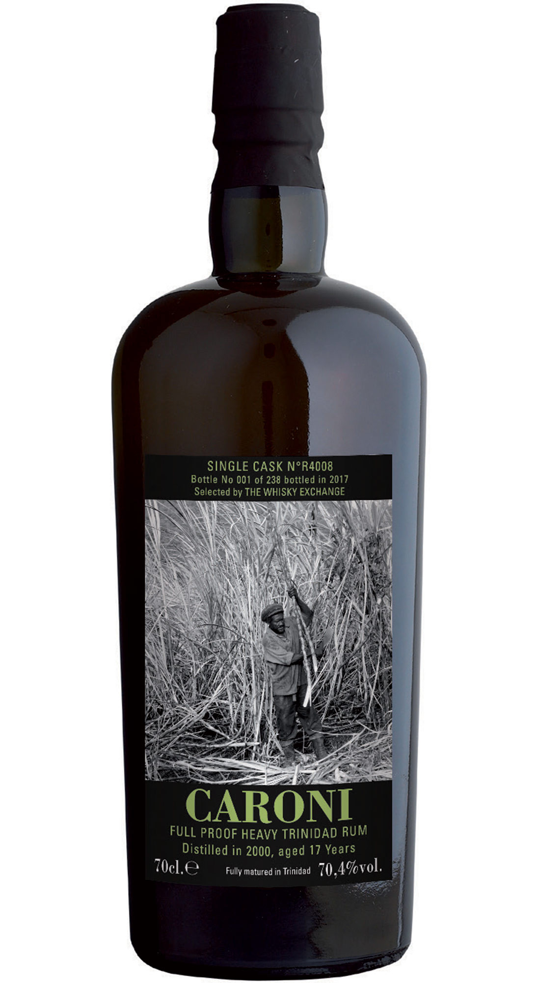 VELIER CARONI 2000 SC HEAVY FULL PROOF TRINIDAD RUM 17 Y.O. (SELECTION FOR WHISKY EXCHANGE)