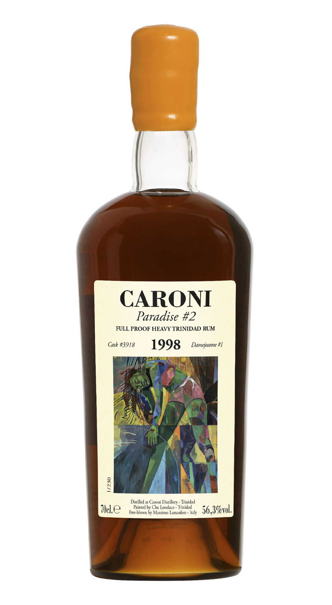 CARONI TRINIDAD 1998 N.3918 DJ  THE PARADISE 2 56,3&deg; CL 70