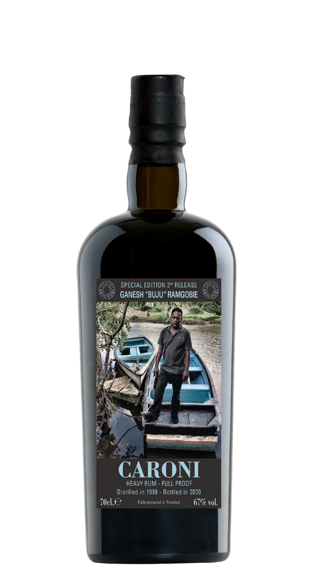 Caroni Employees 3rd Release 22 Y.O. 1998 Full Proof - Ganesh "Buju" Ramgobie